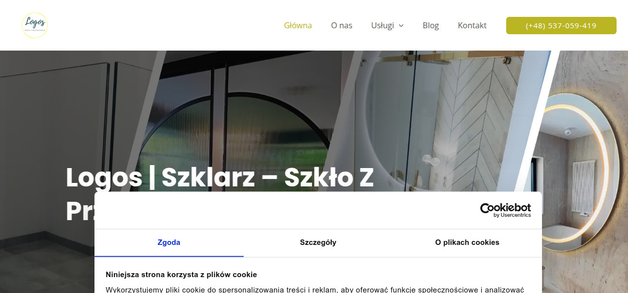 Logos | szklarz – Szkło z Przyszłością