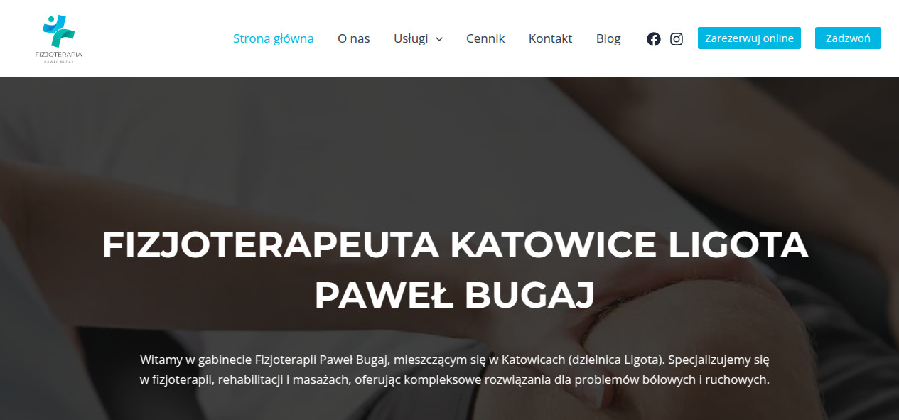 Fizjoterapia i Rehabilitacja Katowice – Paweł Bugaj